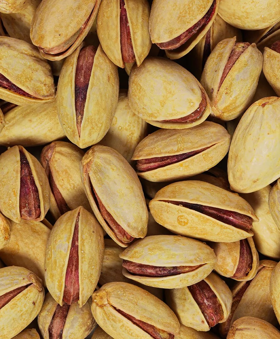 پسته خندان زعفرانی بسته 500 گرمی